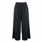 Black Wide Split Flowy Straight Beach Vacation Lounge 90s Pullon Boho Pants XS