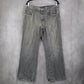 Banana Republic Gray Mens Denim Jeans Boot Cut Cotton Straight Leg 35/30