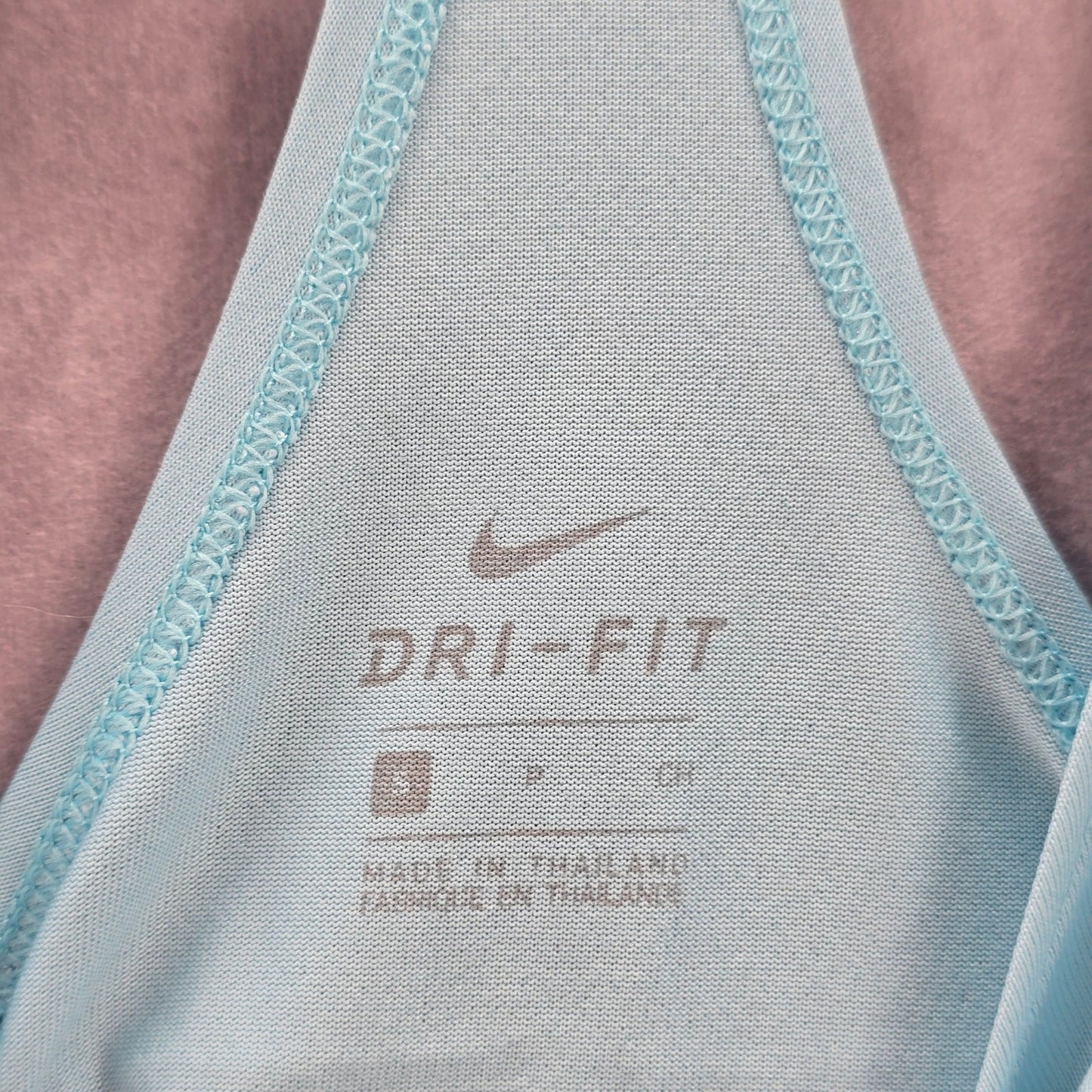 Nike Dri Fit Blue Racerback Athletic Active Sports Tank Top Small