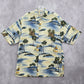 Campia Moda Beach Palm Tropical Surf Island Vintage Relax Hawaiian Shirt L