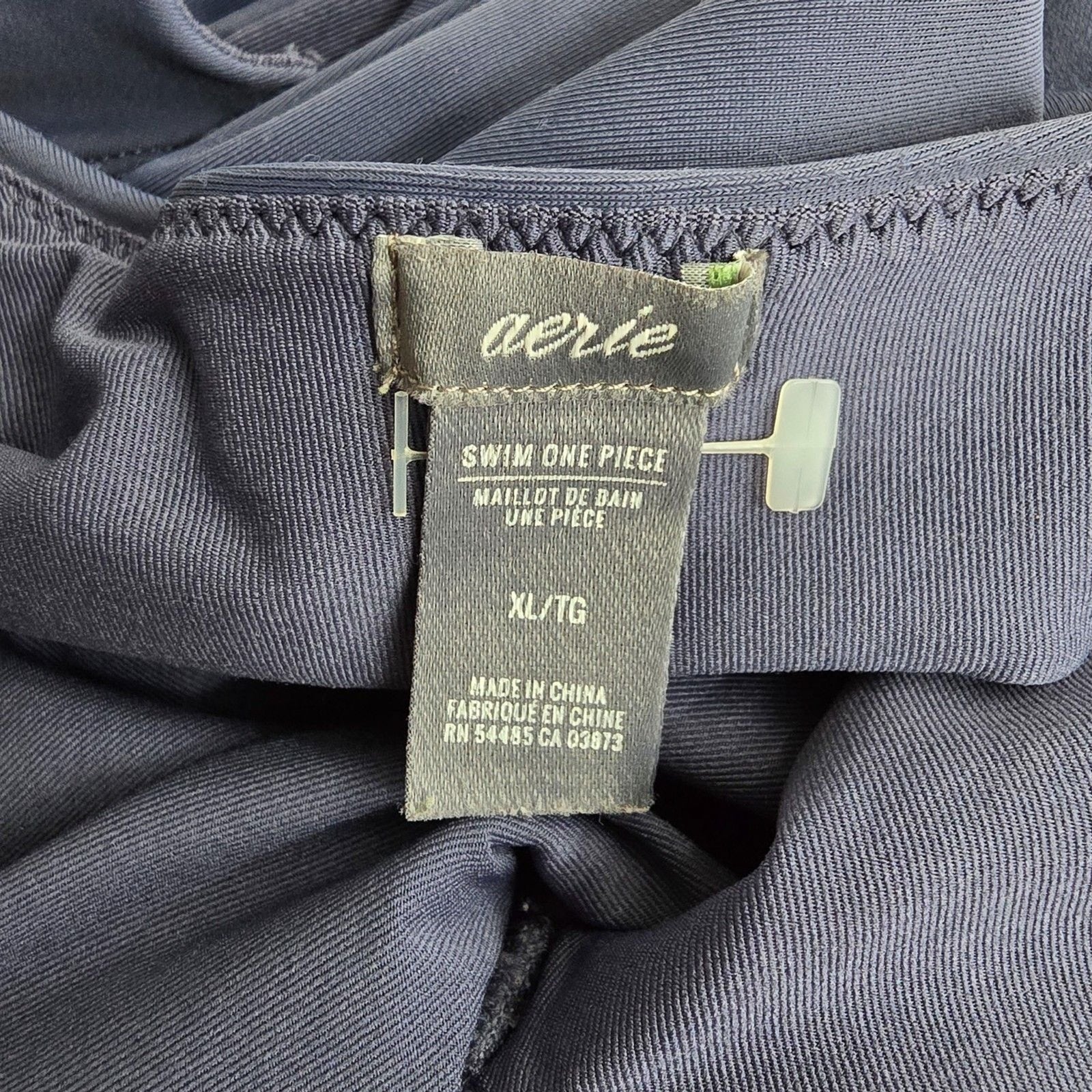 Aerie Gray Cutout Sides Swimsuit Swimwear One Piece Size XL