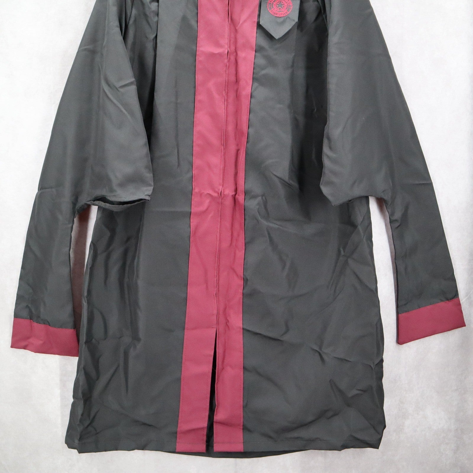 Texas Woman's University Black Masters Degree Graduation Full Zip Gown Plus 1XL