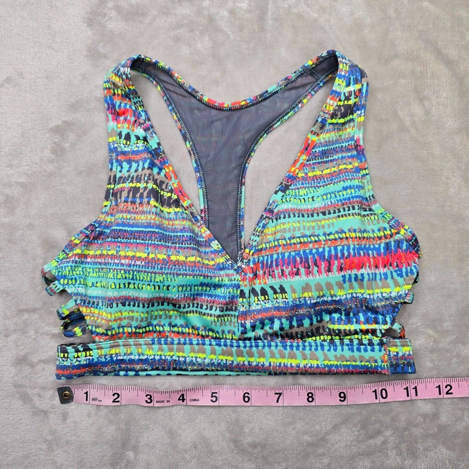 Victoria's Secret Sport Bra Padded Racerback Side Strap Activewear XS