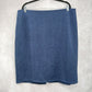 New York Clothing Co Navy Blue Short Pull On Business Casual Skirt Plus 2XL