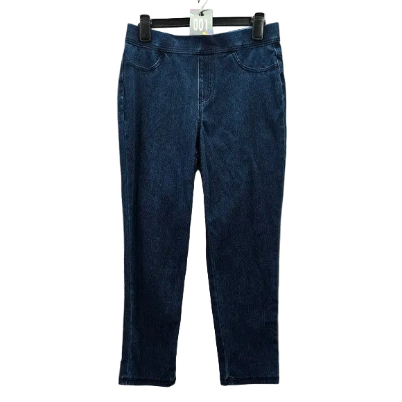 Time and Tru Blue Stretch Skinny Ankle Denim Jeggings Pants 8/10 M