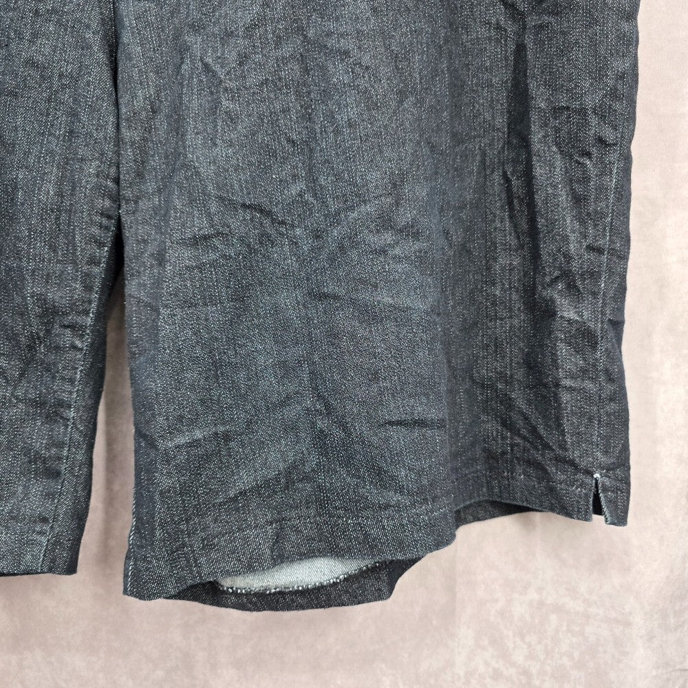 Gold Flava Dark Blue Cropped Knee Length Jeans Pants Size 3XL