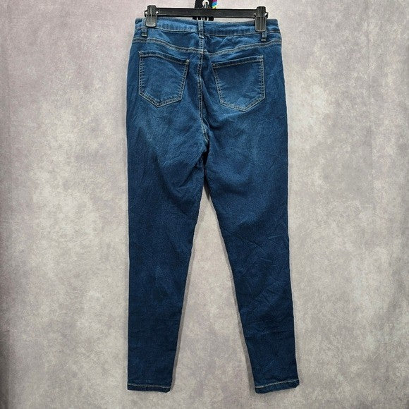 Fashion Nova Blue Skinny Cotton Stretch Jeggings Jeans 13 Juniors