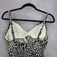 St John's Bay Black Floral Tank Top Padded Tankini Swimwear 12 Large