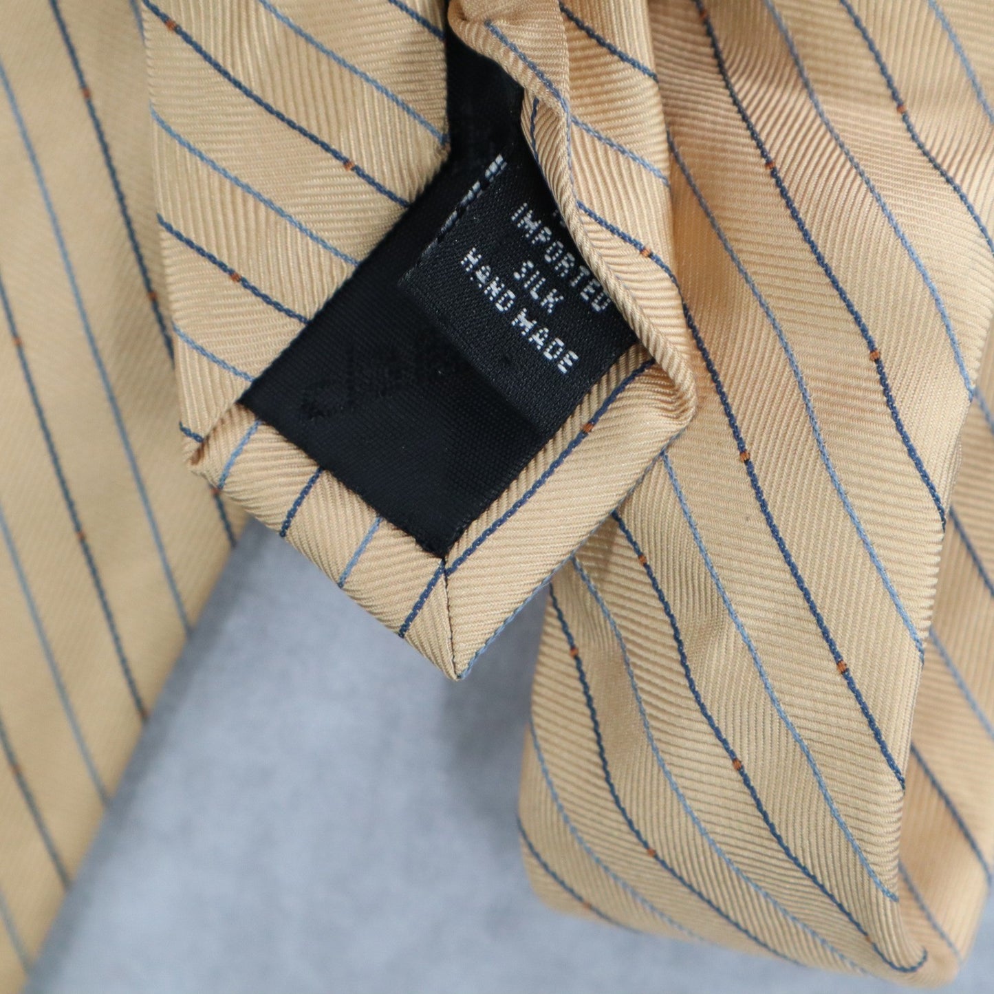 Claiborne Gold Stripes Executive Formal Business Silk Classic Men's Neck Tie