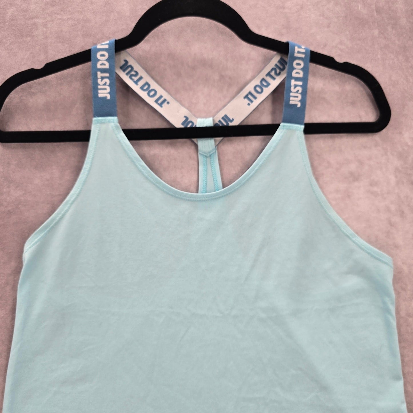 Nike Dri Fit Blue Racerback Athletic Active Sports Tank Top Small