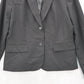 Calvin Klein Black Fish Mouth Formal Preppy Cocktail Coat Jacket Blazer 10
