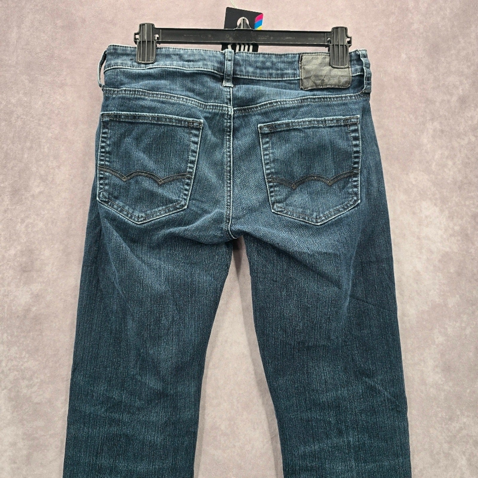 American Eagle Outfitters Dark Blue Denim Straight Pants Skinny 30x30