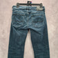 American Eagle Outfitters Dark Blue Denim Straight Pants Skinny 30x30