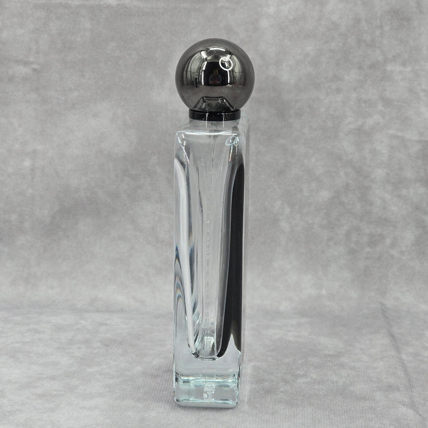 Afnan 9PM 3.4 FL Oz 100 ML Black Gray Clear Empty Collector Glass Bottle Only