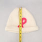 Pink Ribbon Cable Knit Y2K Vintage Breast Cancer Beanie Cap Hat OS