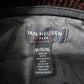 Van Heusen Flex Red Black Pull Over Button Long Sleeve Sweater XLARGE
