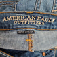 American Eagle Outfitters Super Stretch Blue Jeans Girls Junior Jegging Size 0