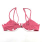 Shein Pink Ribbed Padded Underwire Adjustable Strap Bikini Top Swimwear