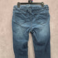 D. Jeans Blue Straight Tapered Skinny Stretch Denim Pants Jeans 14