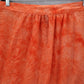 The Goddess Collection Orange Sheer Knee Length Pull On Flirty Bow Skirt Plus 1X