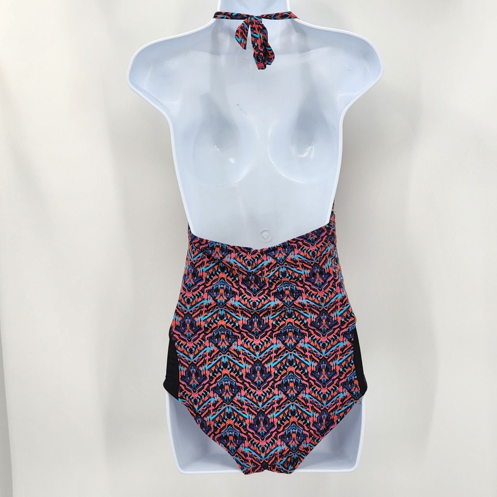 Tart Swim Black One Piece Swimsuit Swimwear Halter Top Bathing Suit XS