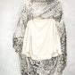 Bobeau Gray Animal Print Maxi Wrap High Low Romantic Chic Flare Skirt Plus 3X