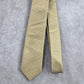 Zeke Gold Gray Geometric Square Executive Silk Executive Neck Tie Men's