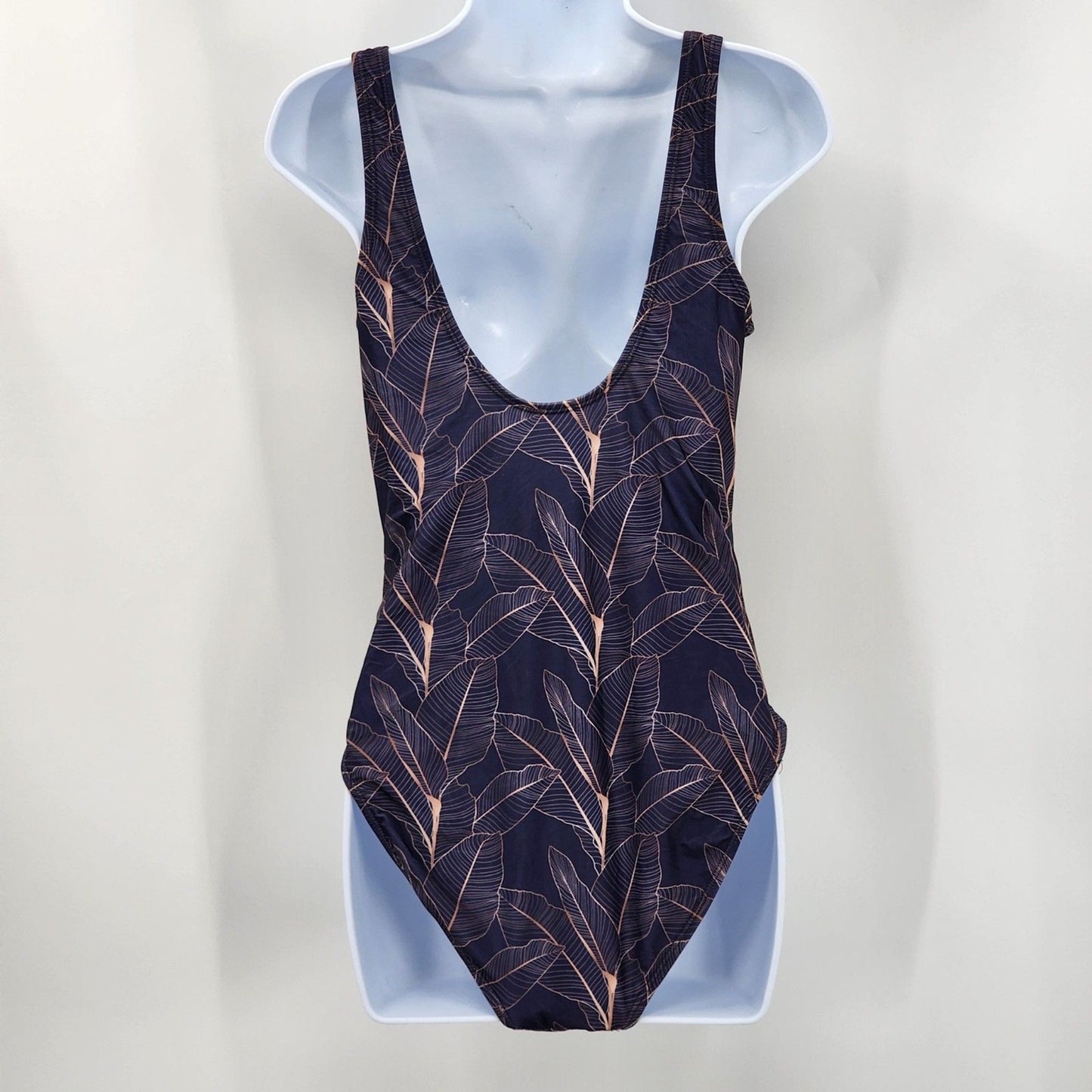 Nicole Miller Studio One Piece Purple Swimsuit Swimwear Bathing Suit Medium