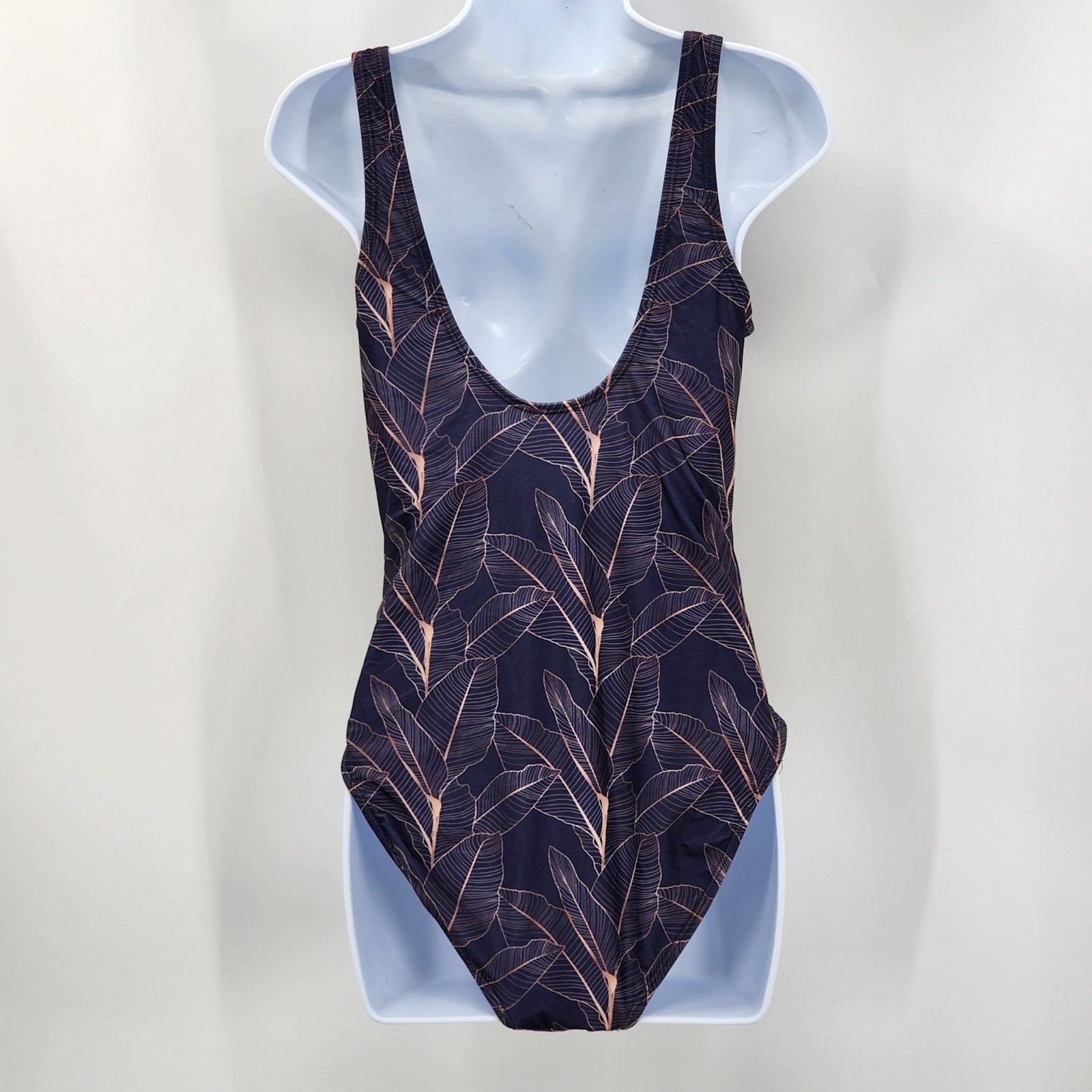 Nicole Miller Studio One Piece Purple Swimsuit Swimwear Bathing Suit Medium