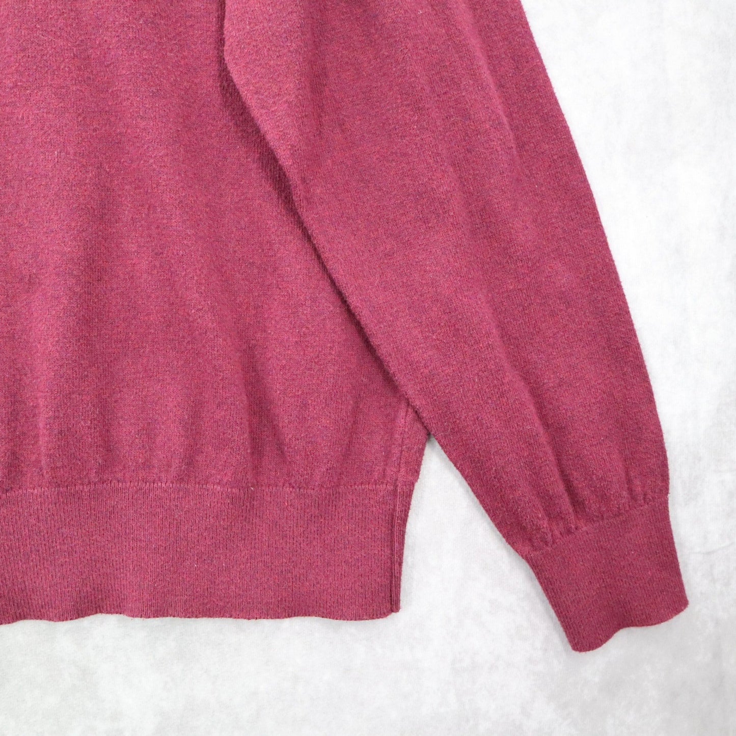 George Maroon Long Sleeve Pullover Crewneck  Sweater Preppy XL Extra Large