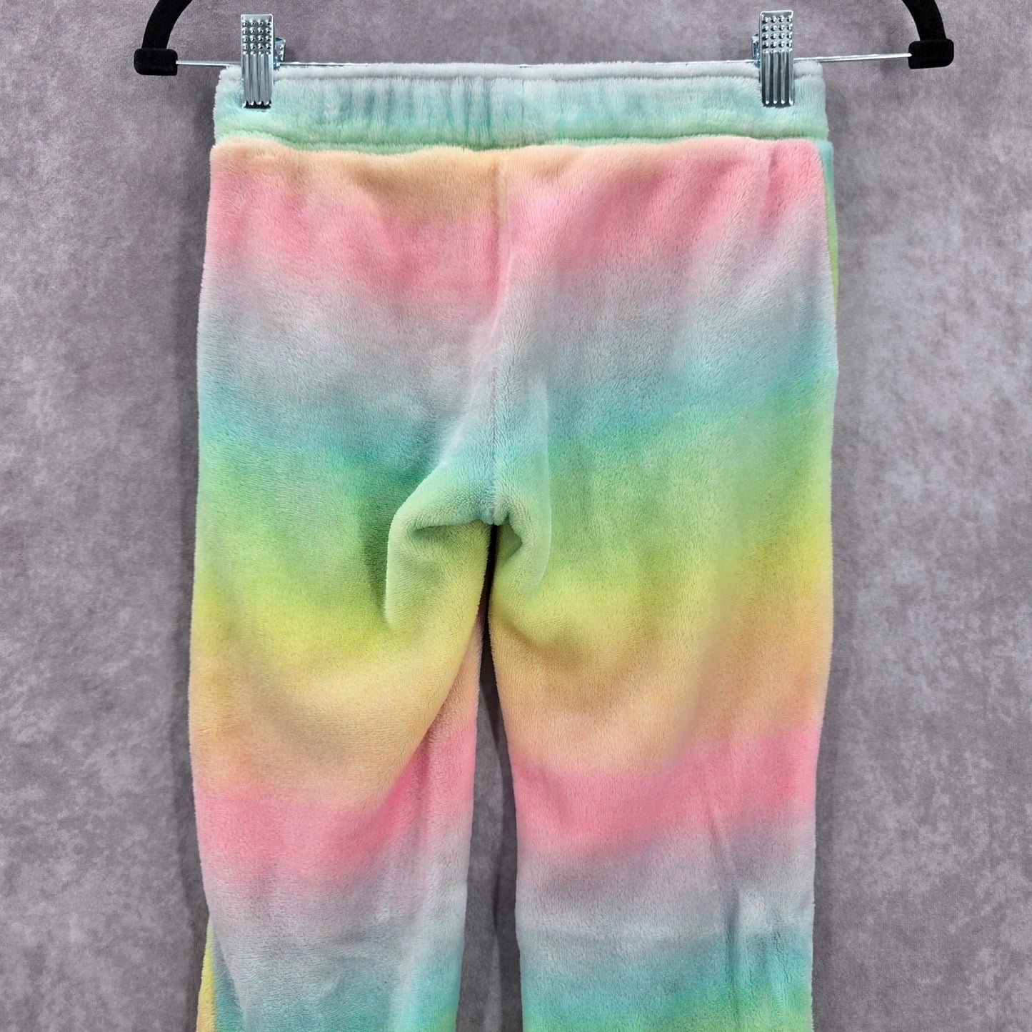 SO Pink Rainbow Boho Pull On Fleece Joggers Toddler Pants Girls M Medium