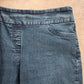 Westbound Straight Pull On Stretch Medium Blue Denim Pants Jeans 12 Short