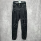 Blue Savvy Black Skinny Pants Denim Distressed Jeans 5/27