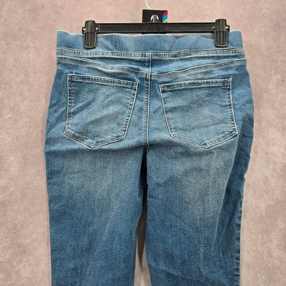 Wonderly Blue Pull-On Super Skinny Denim Jeggings Jeans Pants 8S