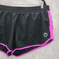 Old Navy Active Black Purple Shorts Pull On Athletic Running Shorts L Large