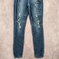 So Distressed Ultimate High Rise Denim Jeggings Blue Pants Jeans Skinny 3