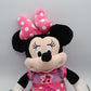 Disney Minnie Mouse Plush Doll 15" Pink Polka Dot Dress Bow Stuffed Toy Gift