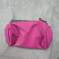 Tahari Purple Star Double Zipper Toiletries Snap Makeup Cosmetics Bag