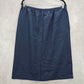 Navy Blue Executive Knee Length Pencil Skirt Plus 14