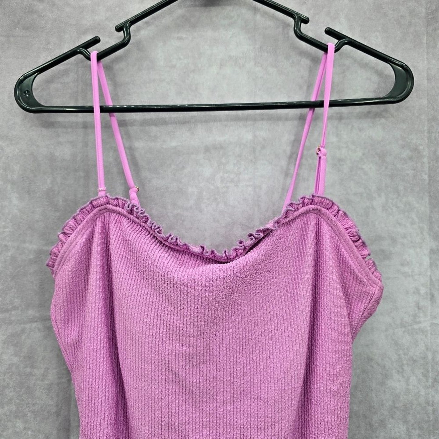 No Boundaries Purple Ruffle One Piece Swimsuits Swimwear Large 11/13