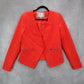 Jules & Leopold Orange Zipper Business Casual Formal Blazer Coat Jacket M Medium
