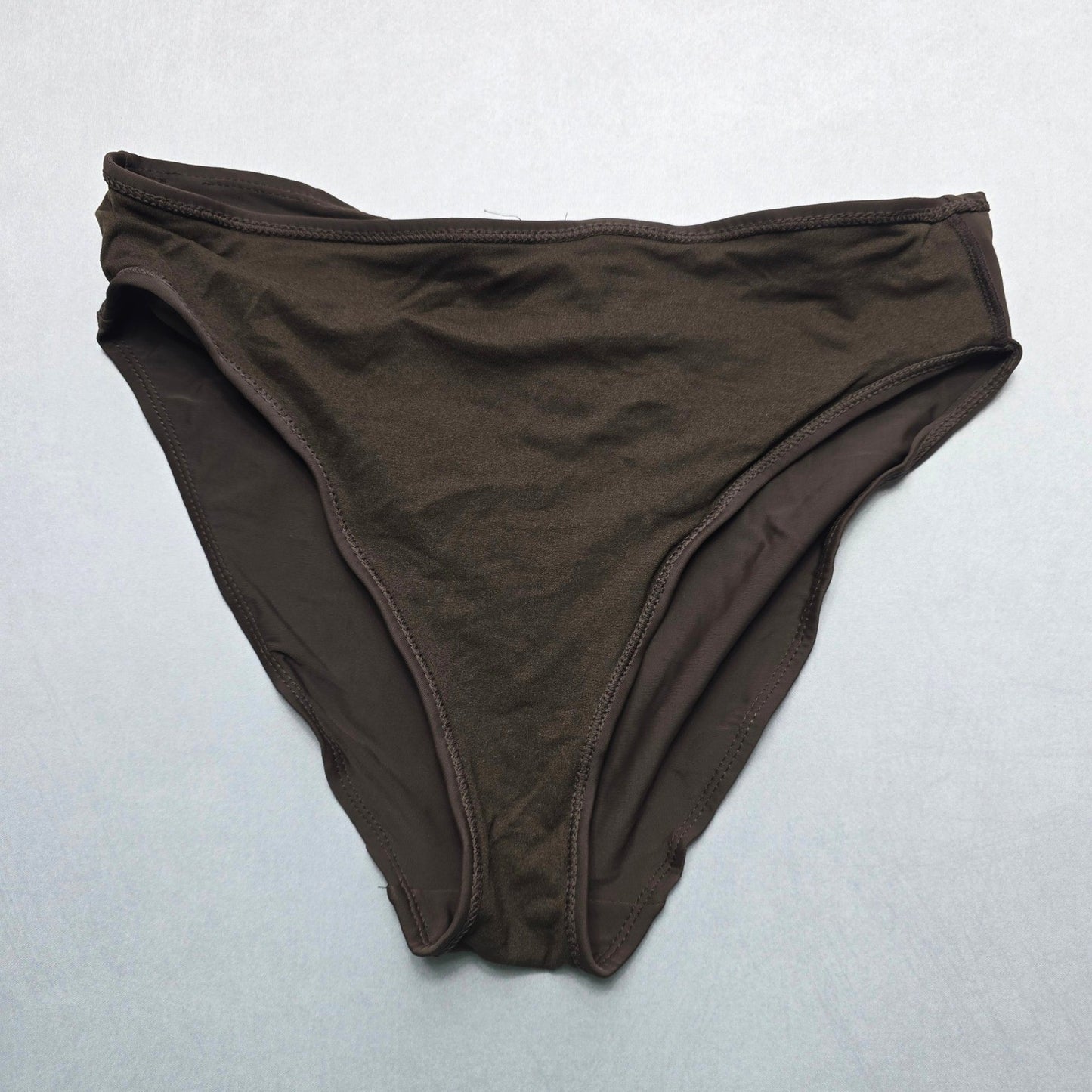 Envya Brown Swim Beach Cheeky Flirty Boho Bikini Bottom L Large 12