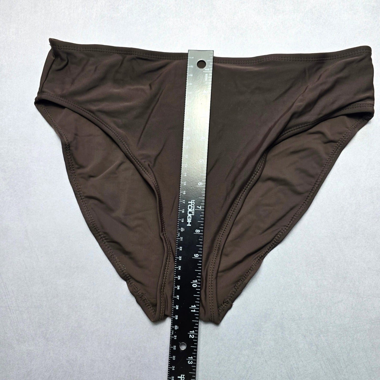 Envya Brown Swim Beach Cheeky Flirty Boho Bikini Bottom L Large 12