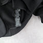 Christian Siriano Black Ruche Sleeves Notch Suit Coat Jacket Blazer Extra Large