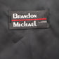 Brandon Michael Black 5 Button Point Waistcoat Tuxedo Formal Suit Vest L 46R