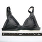 Heat Black Padded Classic Swim Sports Bra Beach Bralette Bikini Top L Large