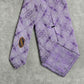 Stafford Signature Purple Silver Floral Paisley 100% Silk Men's Neck Tie Office