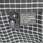 Cats Eye Black Stripe Button Down Long Sleeve Work Casual Dress Shirt Mens L