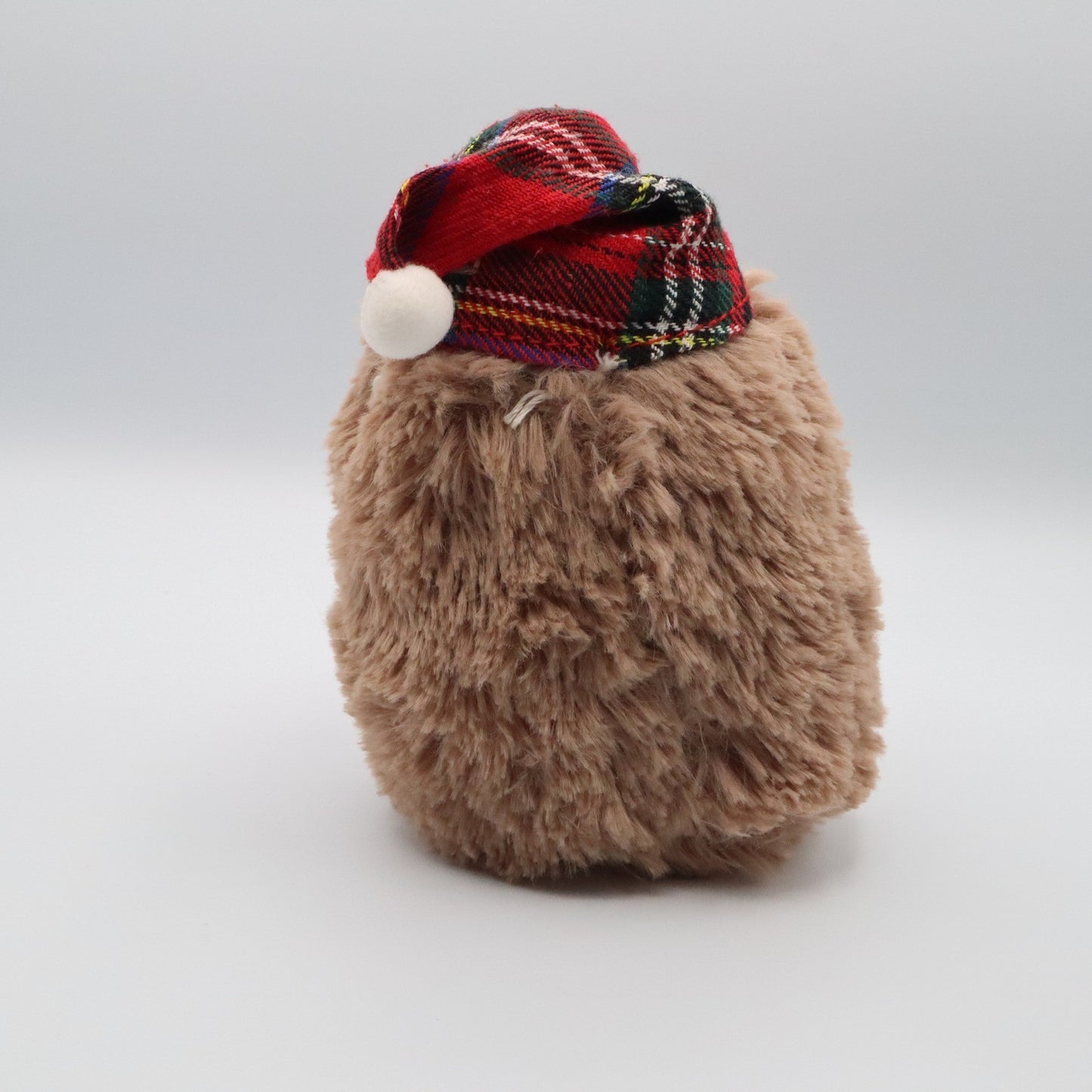 Bass Pro Shop Plush Hedgehog Stuffed Animal Toy Brown Tartan Hat 6" Gift Kids