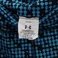Under Armour Blue Black Dot Cropped Activewear Yoga Leggings Active Sports Large
